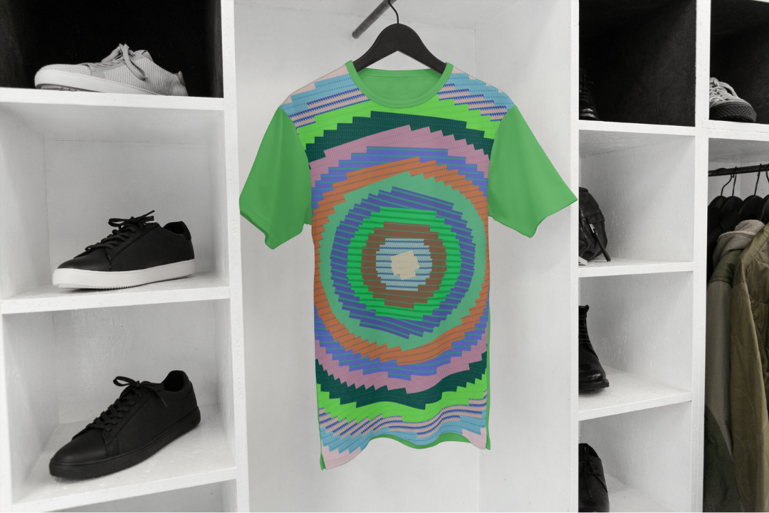 Arachne t-shirt — applied composition