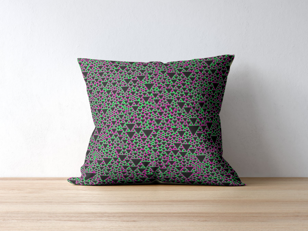 ChaotiColor cushion — applied composition