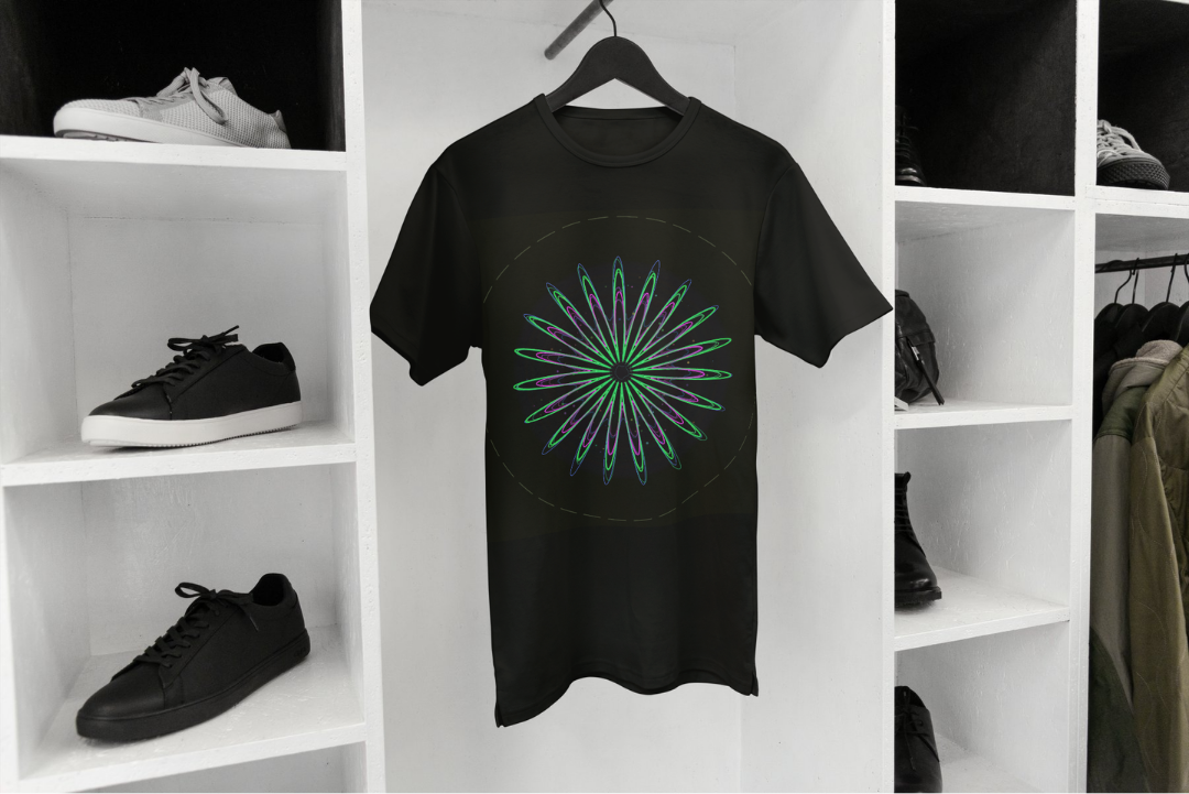 Corolla t-shirt — applied composition