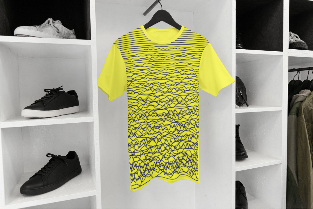 Crazy Letter t-shirt — applied composition