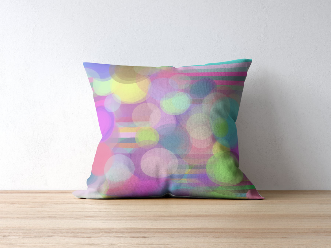 Dreamscape Watercolors cushion — applied composition