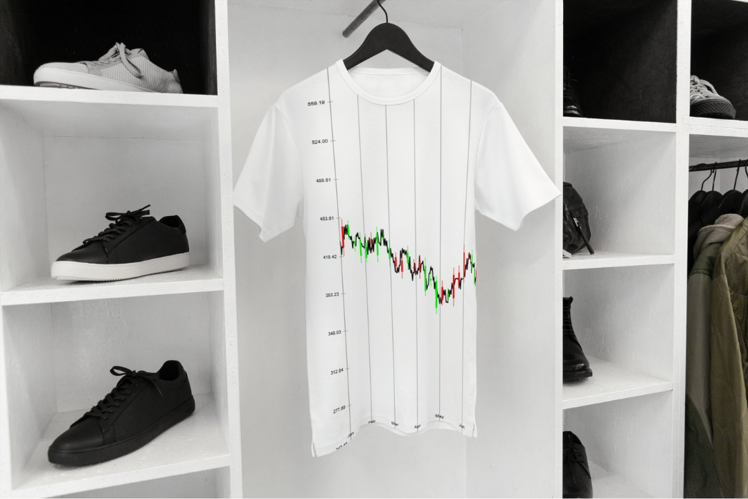 Elliott Waves t-shirt — applied composition