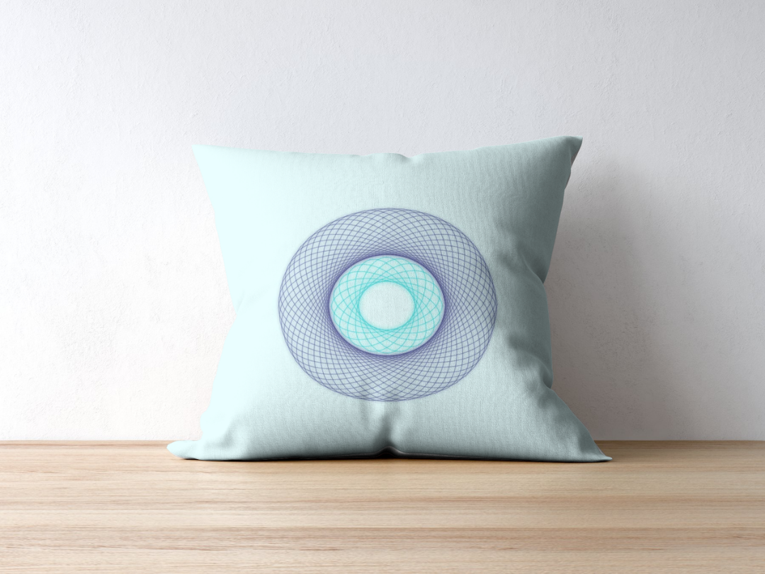 Ellipses cushion — applied composition