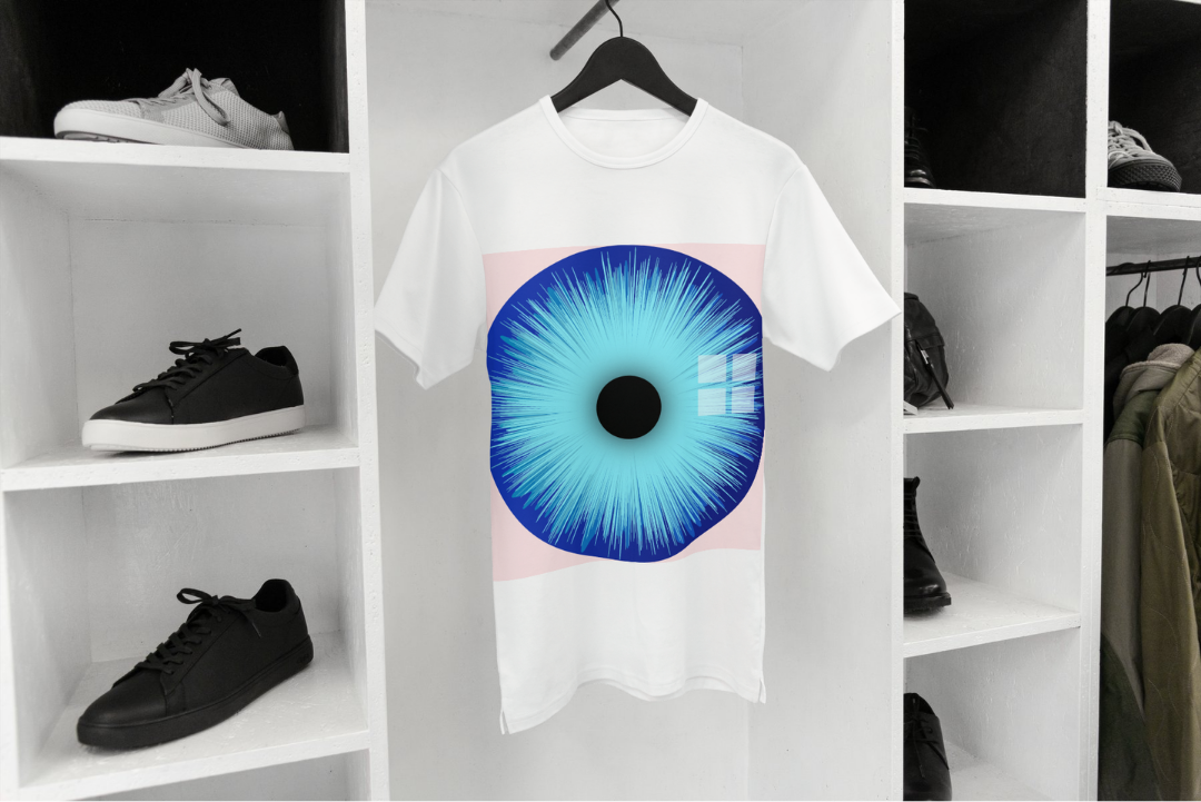Eyes t-shirt — applied composition
