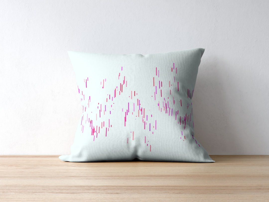Fibonacci Fourier cushion — applied composition