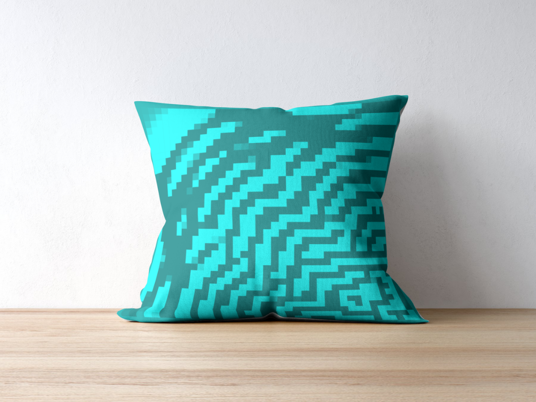 Fixed Wave cushion — applied composition