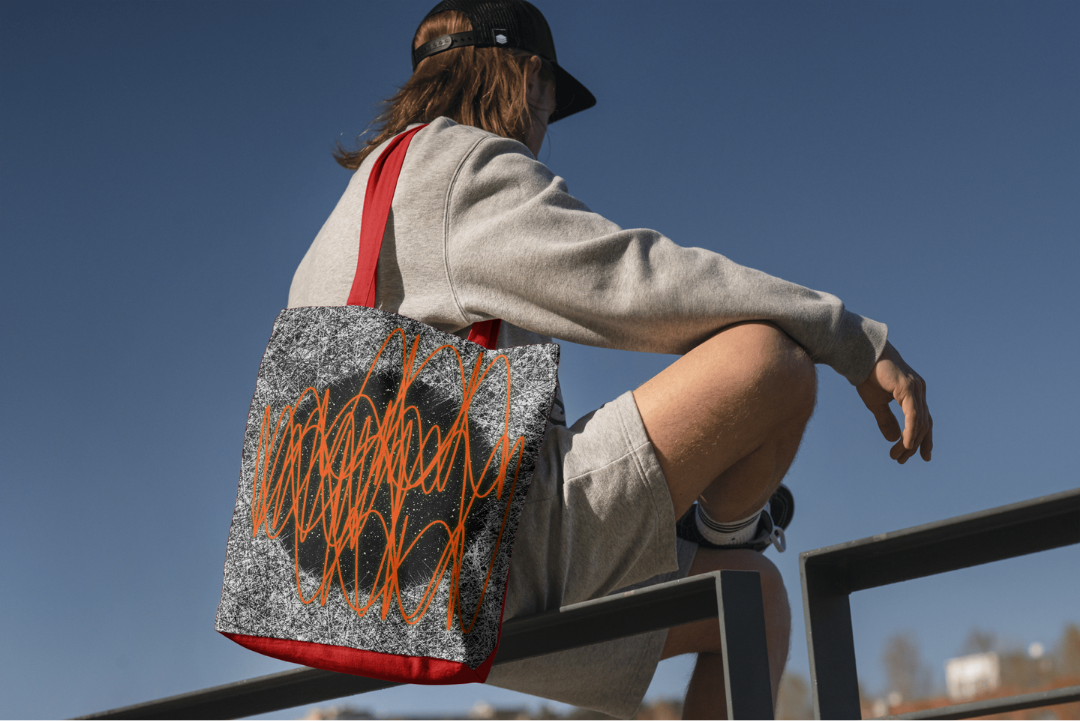 Fourier 1 tote bag — applied composition