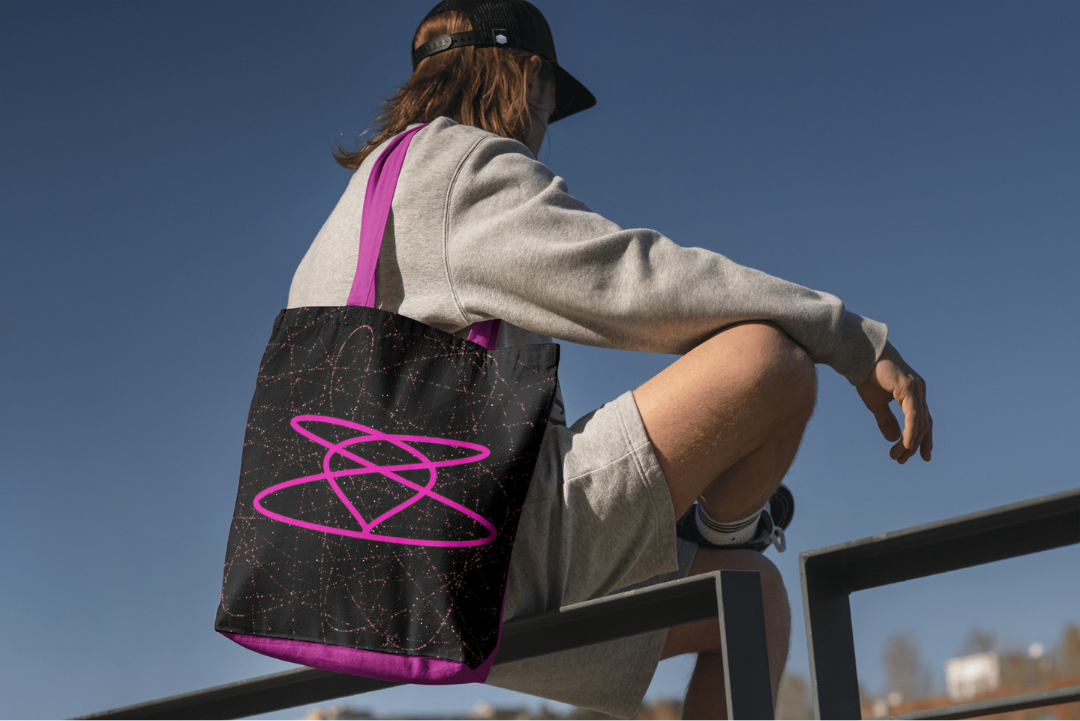 Fourier 2 tote bag — applied composition