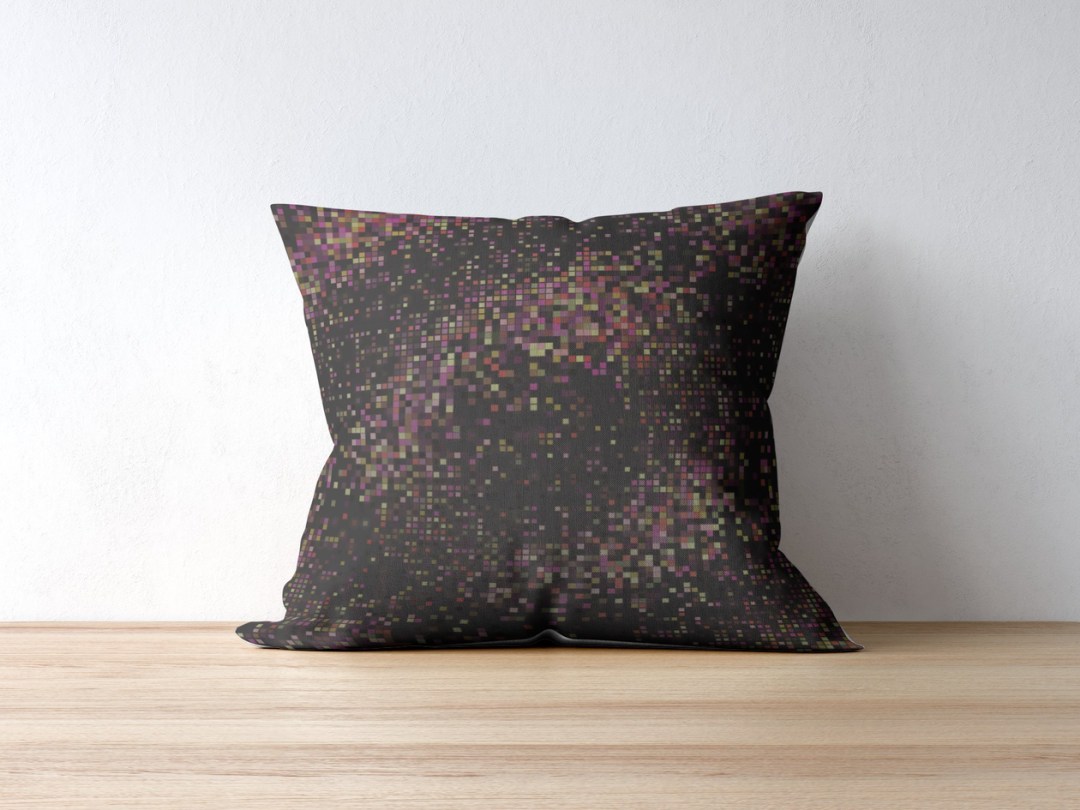 Gothic Grid cushion — applied composition