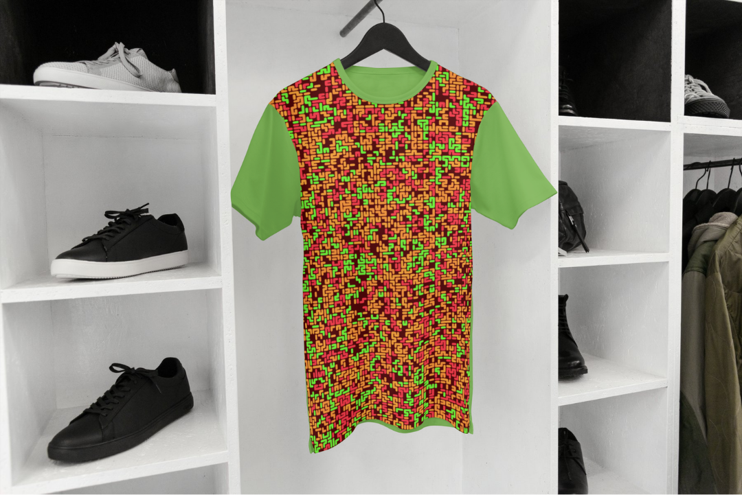 Hilbert Pulse t-shirt — applied composition