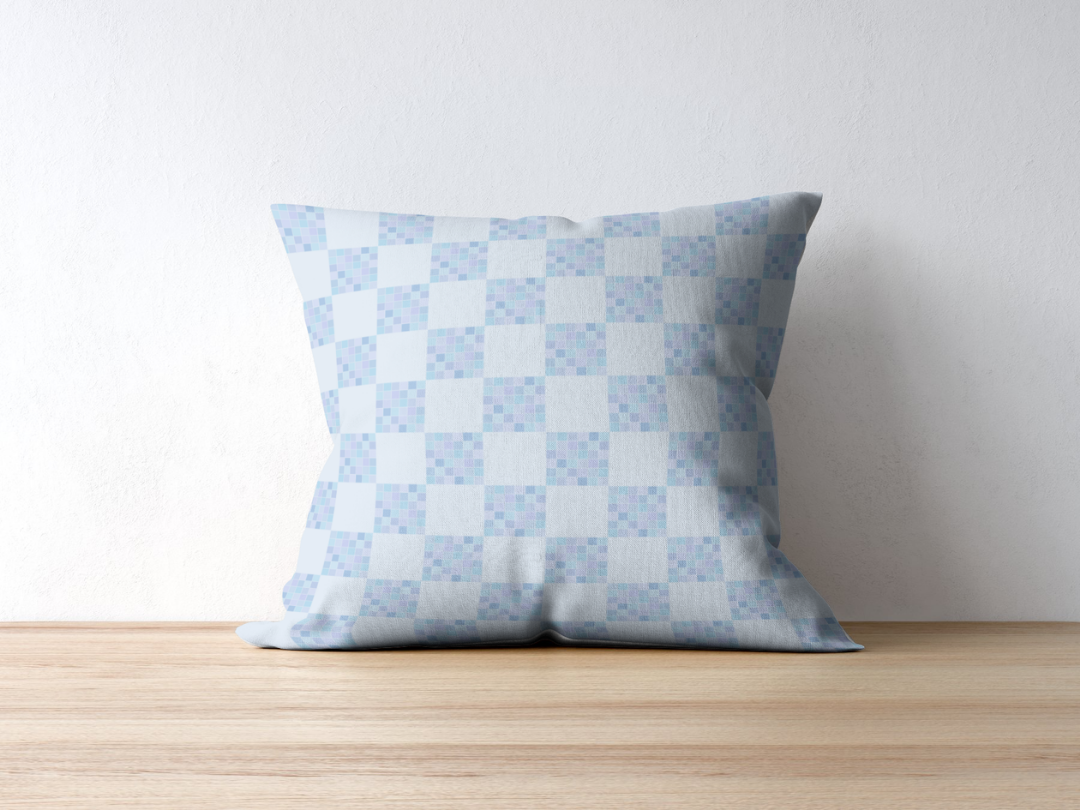 Japanese Patterns cushion — applied composition