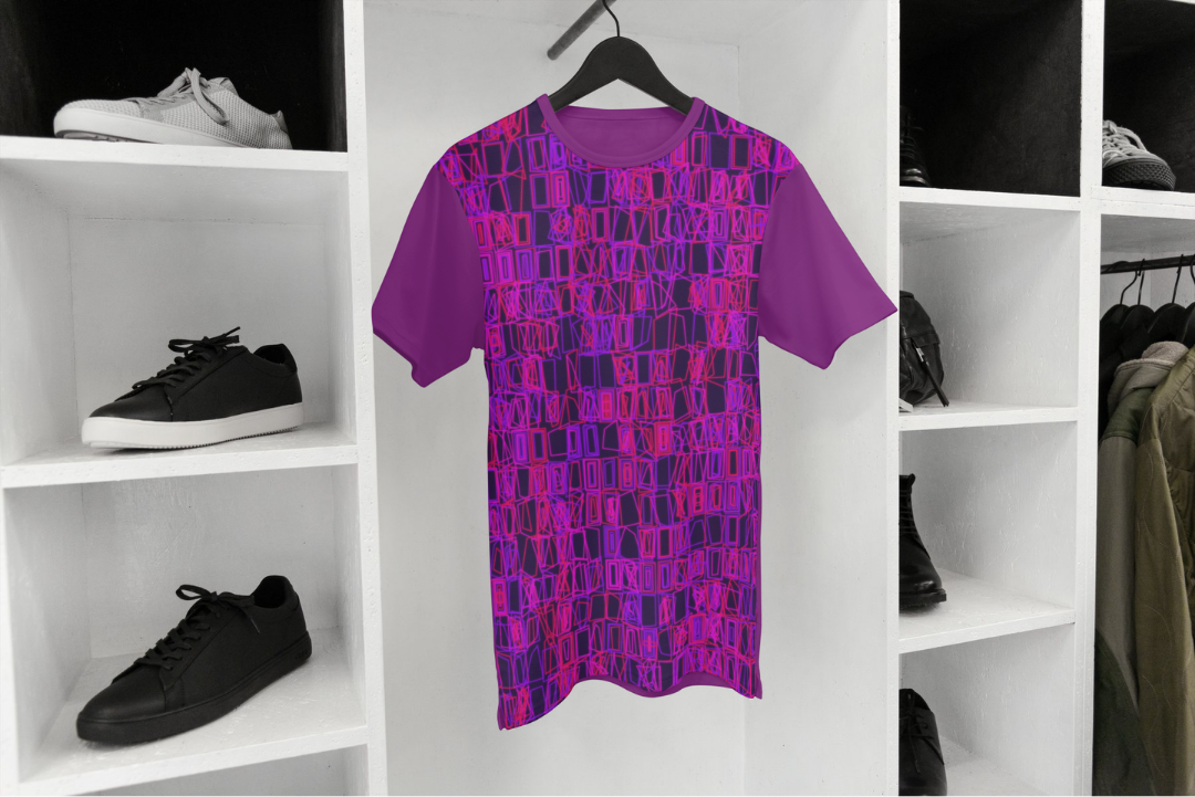 Mad Rooms t-shirt — applied composition