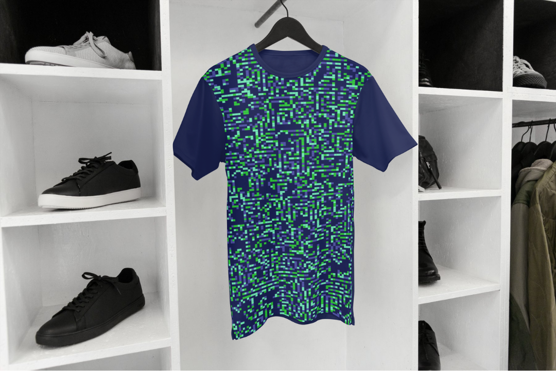 Maze of Life t-shirt — applied composition