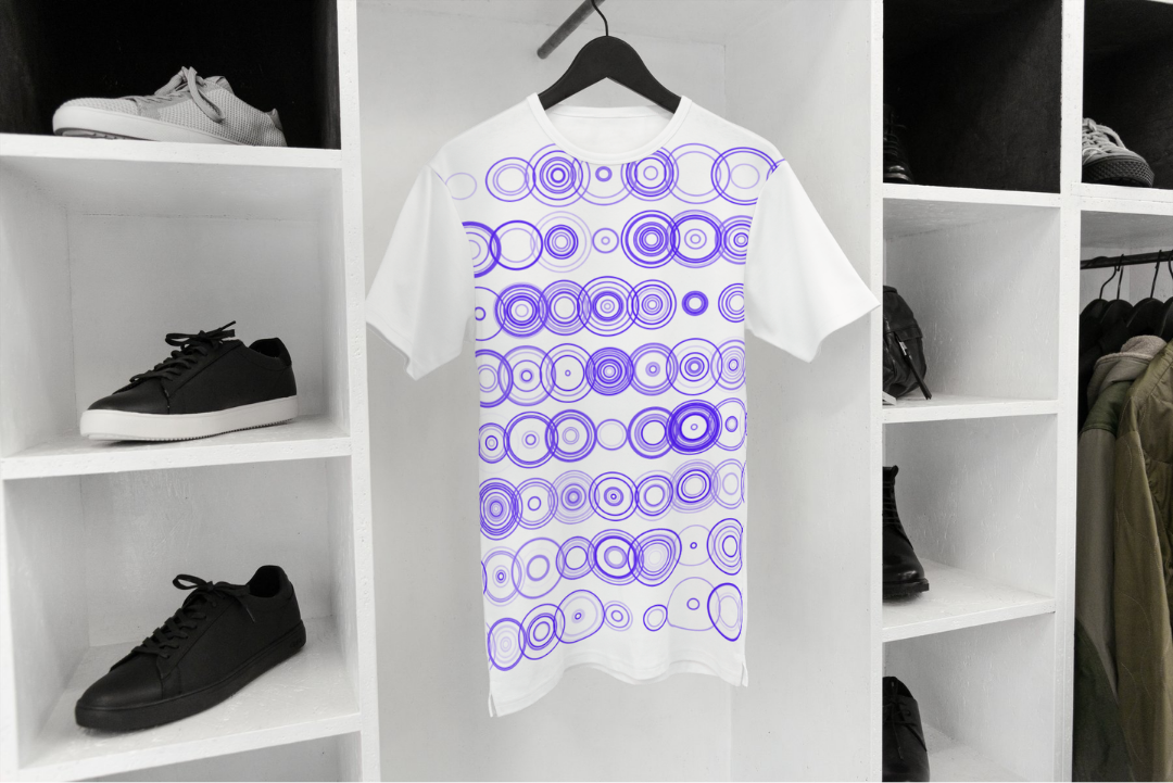 Nebula Knight t-shirt — applied composition