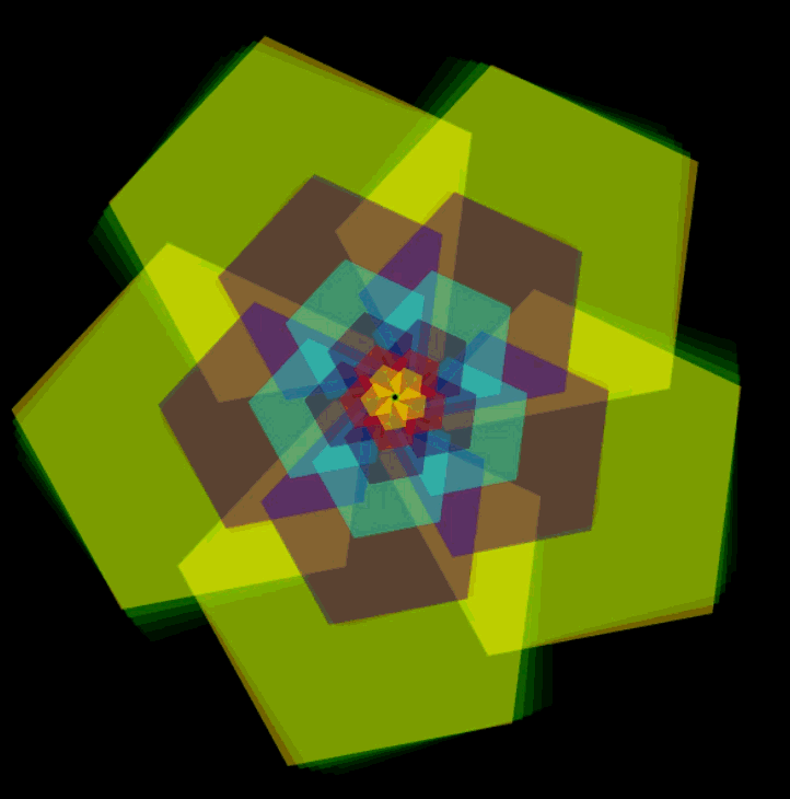 Nature Dance — animated polar composition