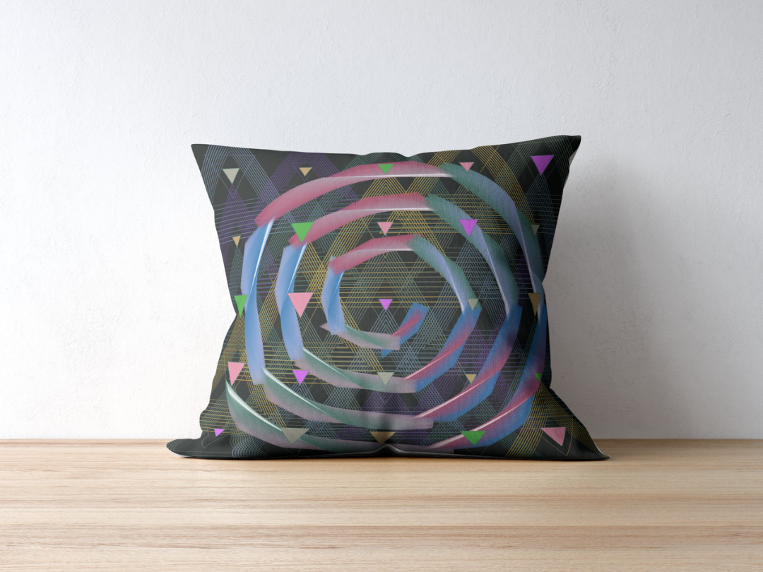 Triangulum cushion — applied composition