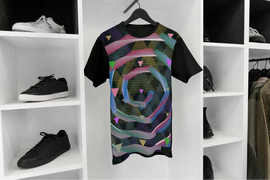 Triangulum t-shirt — applied composition
