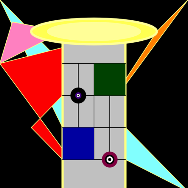 Rove Column — geometric composition