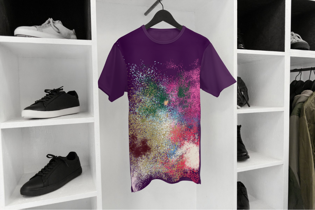 cyPollock t-shirt — applied composition