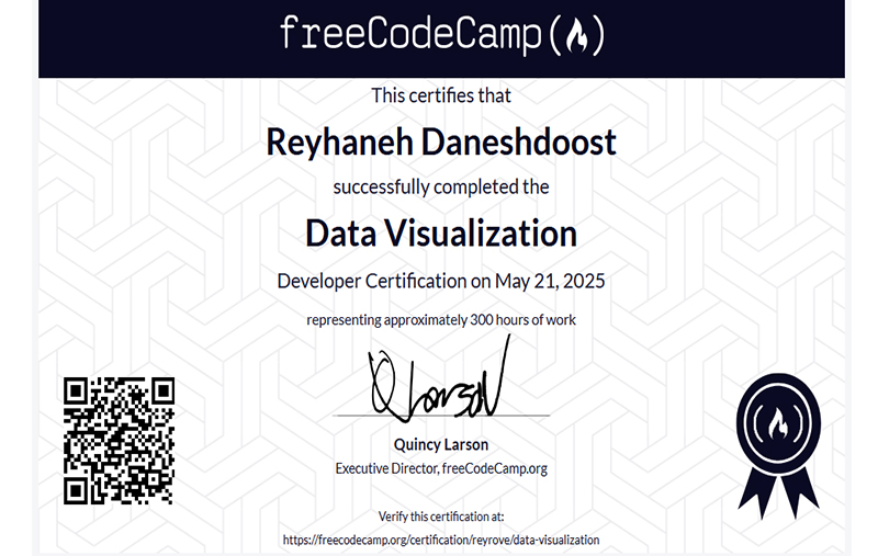 Data Visualization Certification