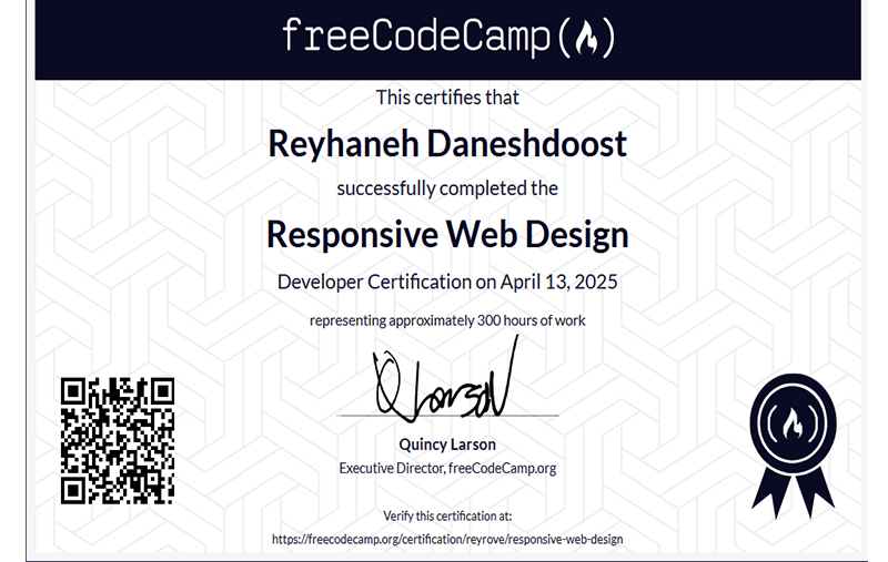 Responsive Web Design Certification